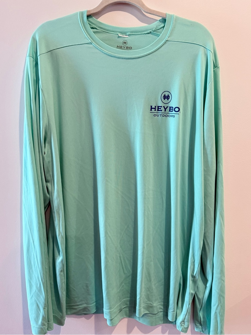 Heybo Outdoors Men's Long-Sleeve Shirt in Mint